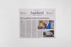 Die ESPLANADE in der Saarbruecker Zeitung von Mittwoch, 15. Juli 2020. Die Datei ist ein Foto im JPEG-Format.