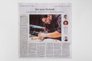 Die ESPLANADE und Silio Del Fabro in der Sueddeutsche Zeitung von Samstag/Sonntag 24./25. Oktober 2020. Die Datei ist ein Foto im JPEG-Format.